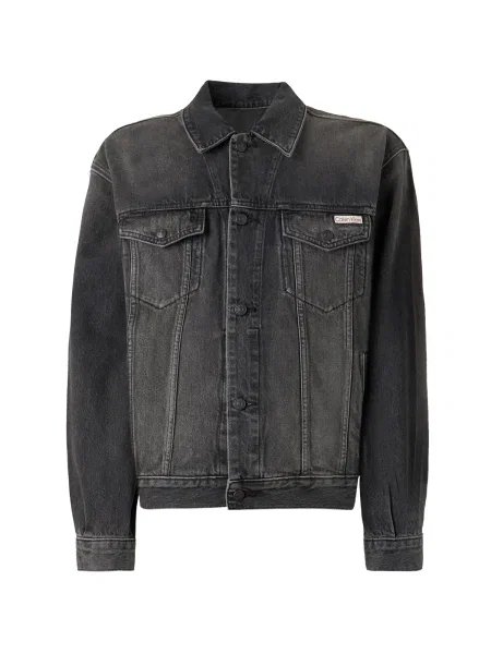 Geacă de blugi Calvin Klein Jeans negru