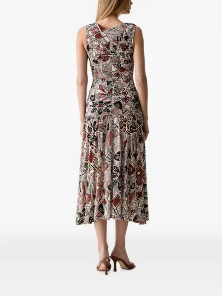 Rochie midi Farm Rio cu imagine cu imprimeu abstract