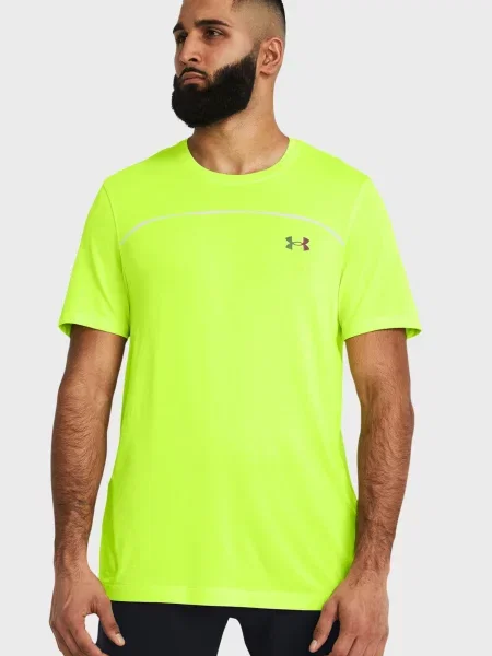 Безшовна спортивна футболка Under Armour жовта