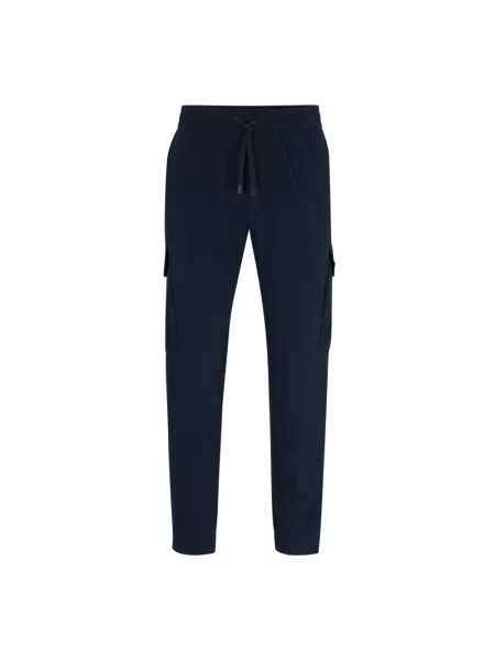 Boss Lekkie Bojówki Urbanex-Cargolight blau niebieskie