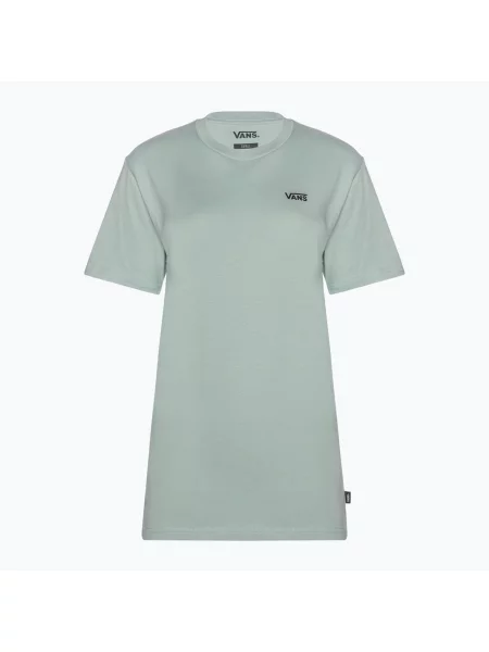 Дамска тениска Vans Left Chest Logo gray mist синьо