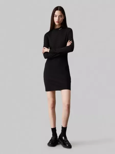 CALVIN KLEIN JEANS Rochie MILANO negru
