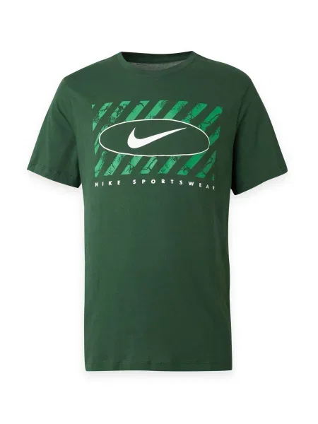 Nike Sportswear Tricou verde / verde stuf alb