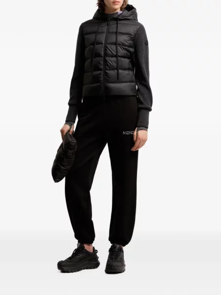 Cardigan Moncler cu glugă gri