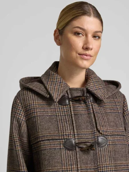 Budrysówka o kroju regular fit z mieszanki wełny model MELODY' Barbour