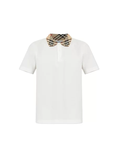 Koszulka polo Burberry biała