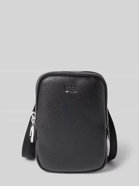 Torba na ramię z skóropodobny model Ray EVO_Phone Holder' Boss czarna