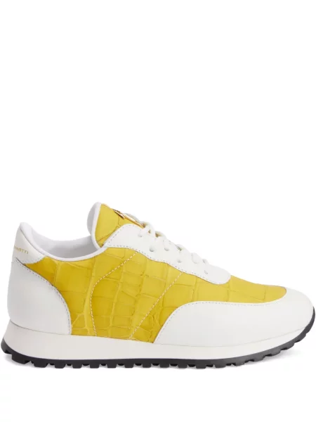 Sneakerși Giuseppe Zanotti din piele galben