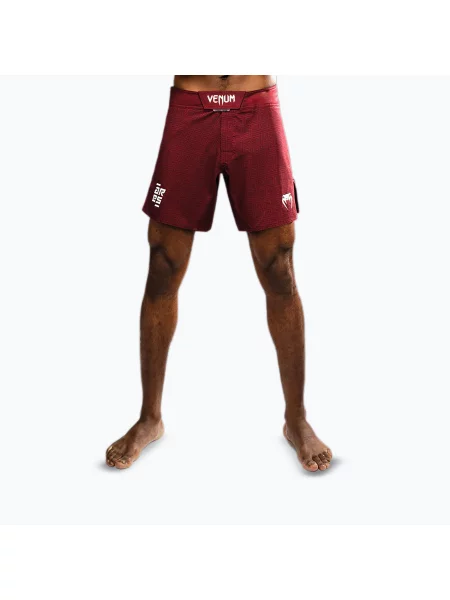 Spodenki treningowe Venum X Ares burgundy bordowe
