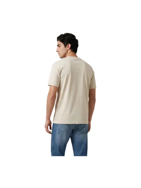 T-shirt o kroju regular fit z okrągłym dekoltem Antony Morato beżowa