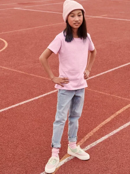 Tricou copii Fruit Of The Loom roz