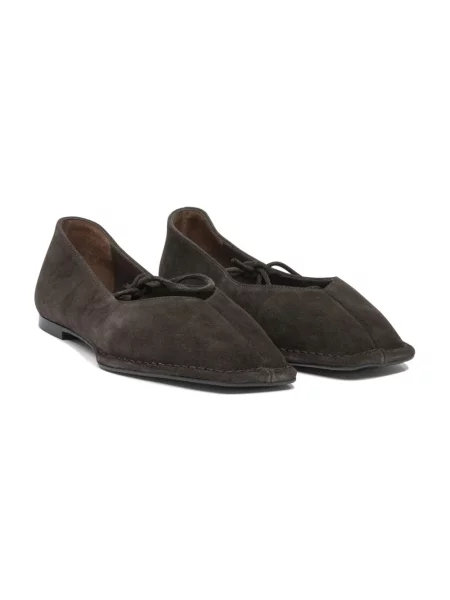 Balerinki Alohas bez obcasa brązowe