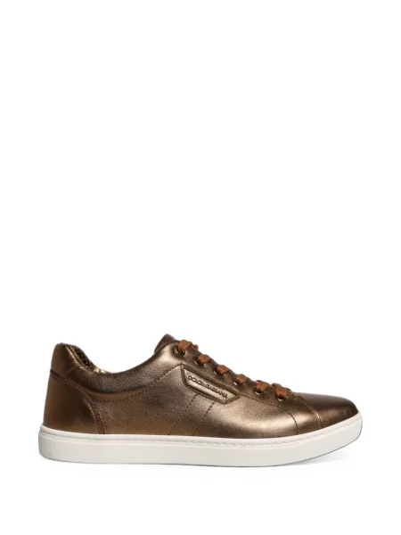 Sneakerși Dolce & Gabbana din piele cu autograf
