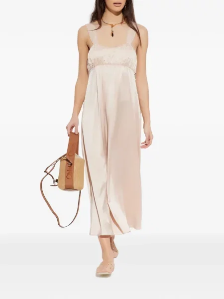 Rochie midi Chloé de mătase