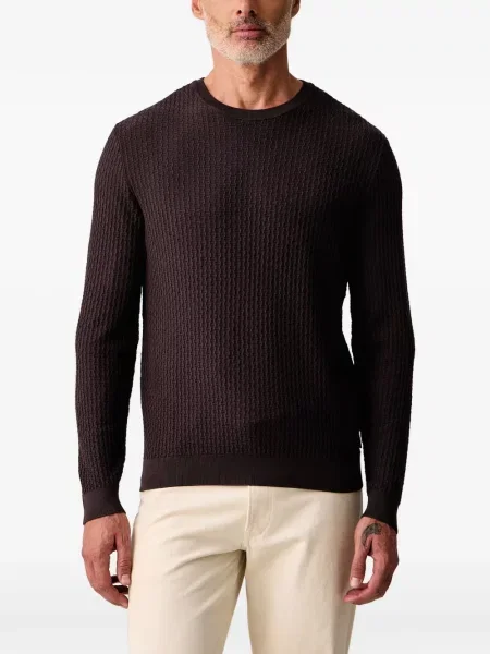 Lung pulover Armani Exchange maro