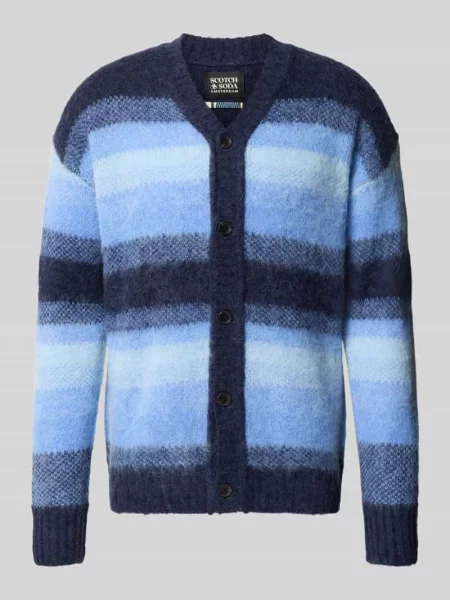 Kurtka z dzianiny z dekoltem w serek Scotch & Soda