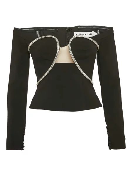 Top Self-portrait de cristal negru