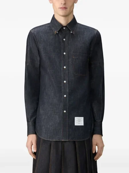 Cămașă Thom Browne albastru