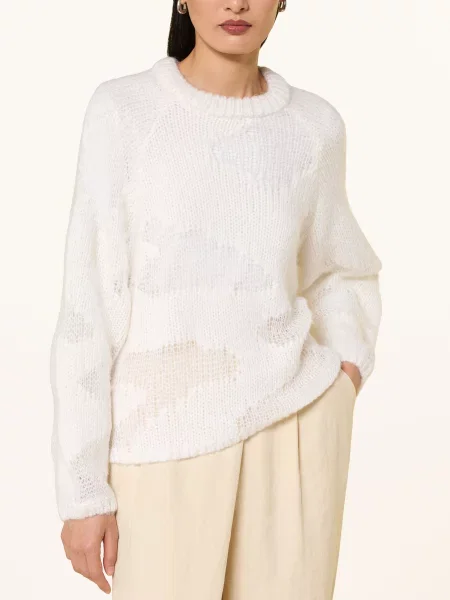 Msch Copenhagen Sweter Mschamaryllis Heidi weiss biały