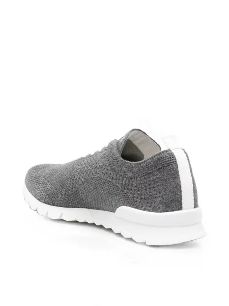 Fűzős kötött sneaker Kiton szürke