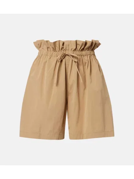 Pantaloni scurți Jil Sander din poplin bej