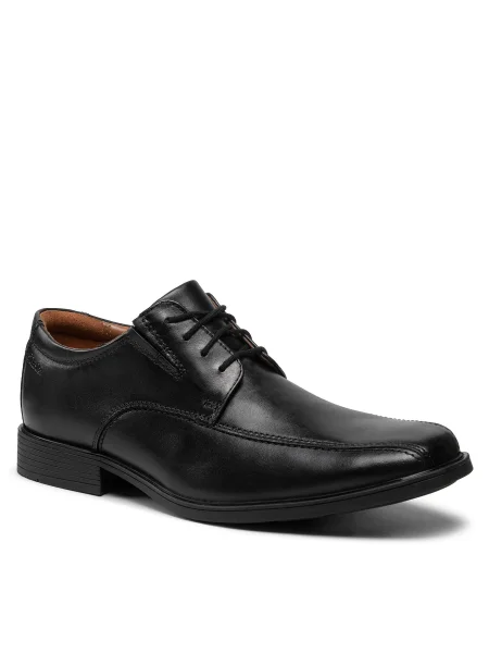Clarks Обувки Tilden Walk черен