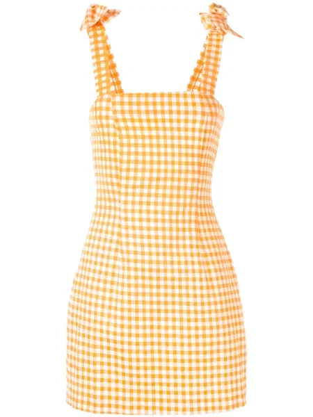 Rochie mini Bambah cu funde de costum portocaliu