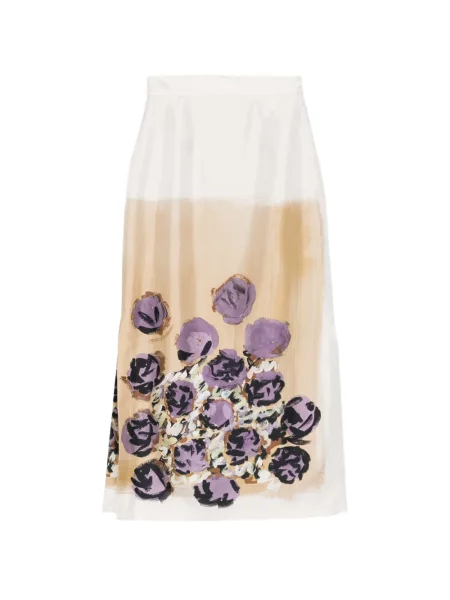 Fustă tip creion Antonio Marras cu model floral cu imagine