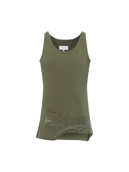 Dzianinowy sweter Maison Margiela zielony