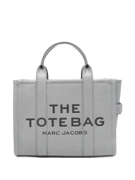 Geantă de mână Marc Jacobs din piele gri