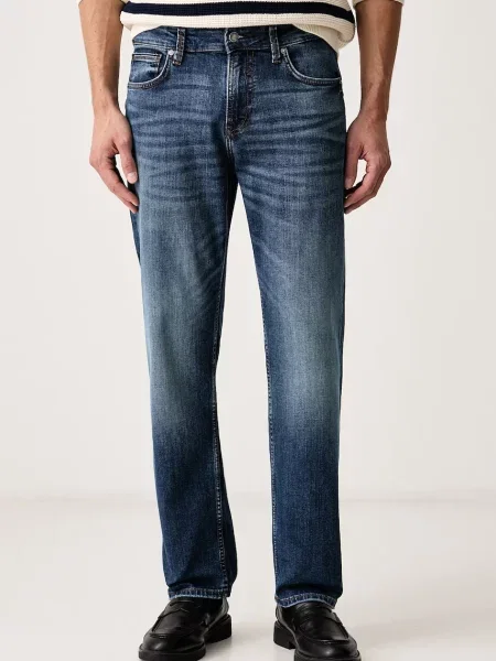 Guess blugi slim fit pentru bărbați ANGELS albastru