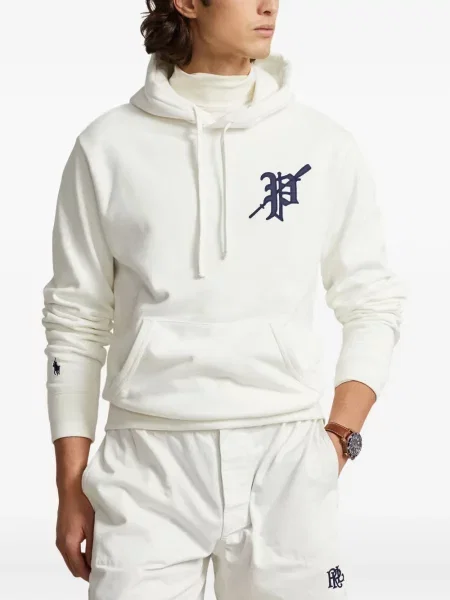 Boxeri Polo Ralph Lauren plisat cu broderie din piele gri