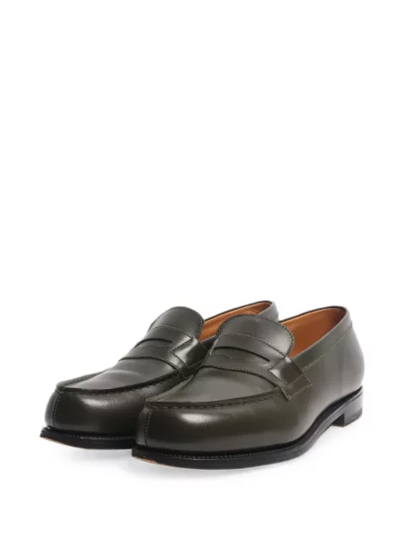 Pantofi loafer J.m. Weston din piele verde