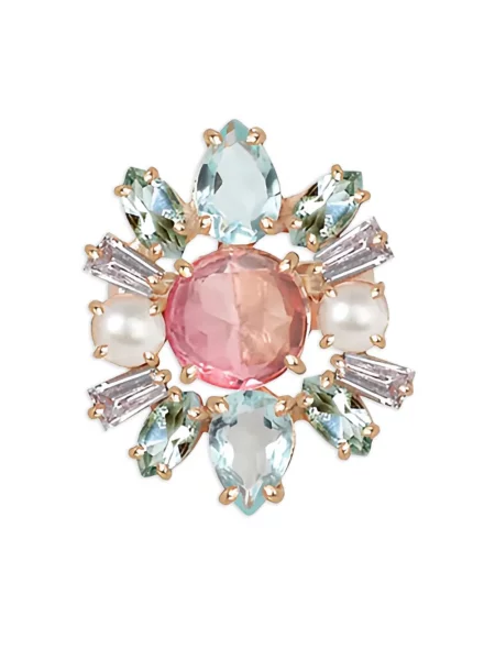 Пръстен Atelier Mon камъни жълто