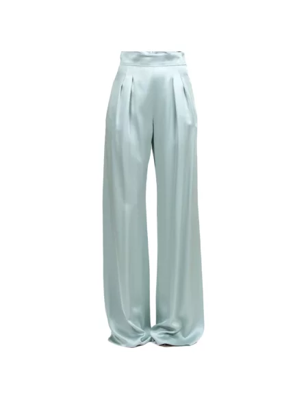 Spodnie palazzo Max Mara Studio niebieskie