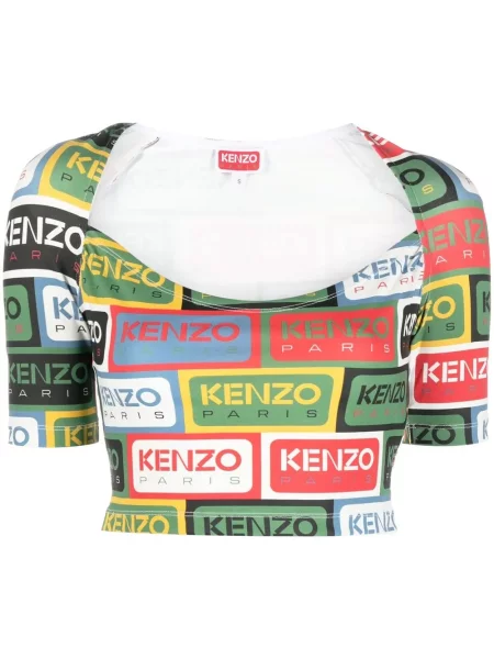 Top Kenzo cu imagine verde