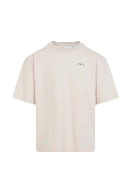 Grafic tricou Off-white alb