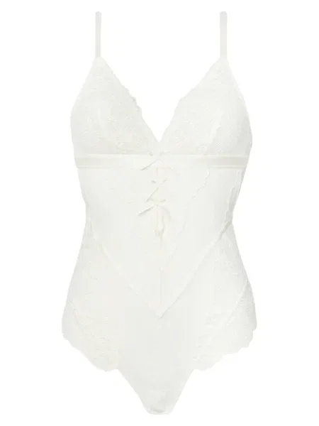 Hunkemöller Боди Posie бял