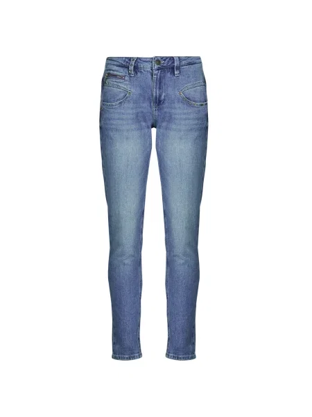 Cropp blugi Freeman T.porter cu talie înaltă albastru