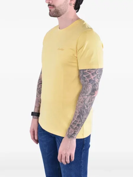 Tricou Dondup cu broderie galben