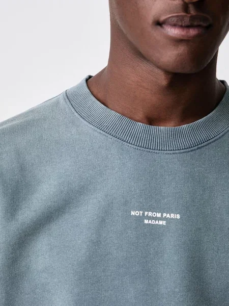 Drôle de Monsieur кофта Classic Slogan