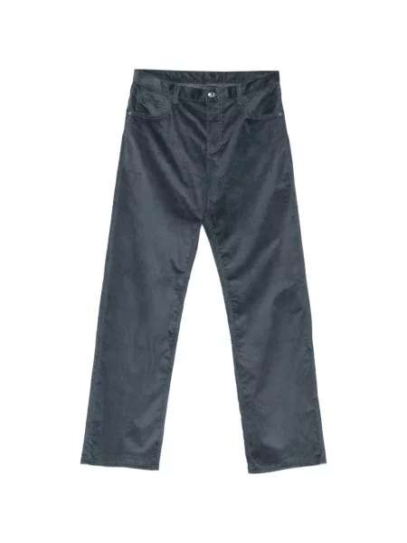 Pantaloni Etro de catifea cord albastru