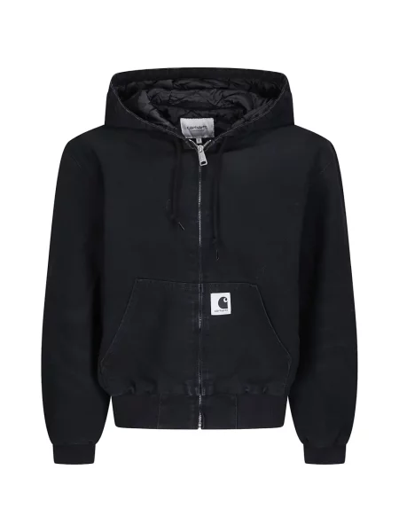 Geacă Carhartt Wip cu glugă negru