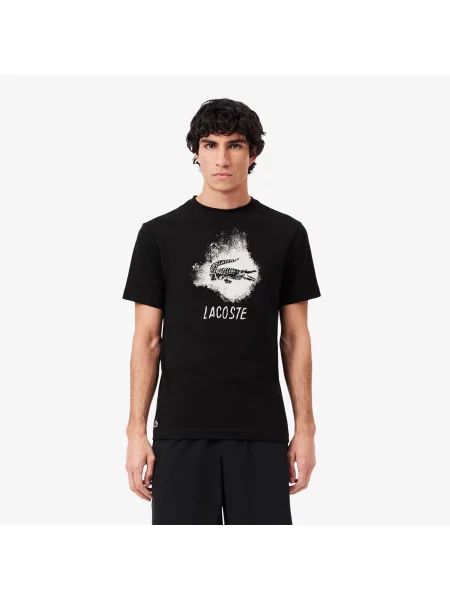 Lacoste Sportowy T-Shirt Ultra Dry czarna