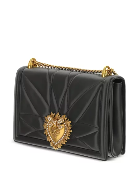 Matlasat geantă Dolce & Gabbana negru