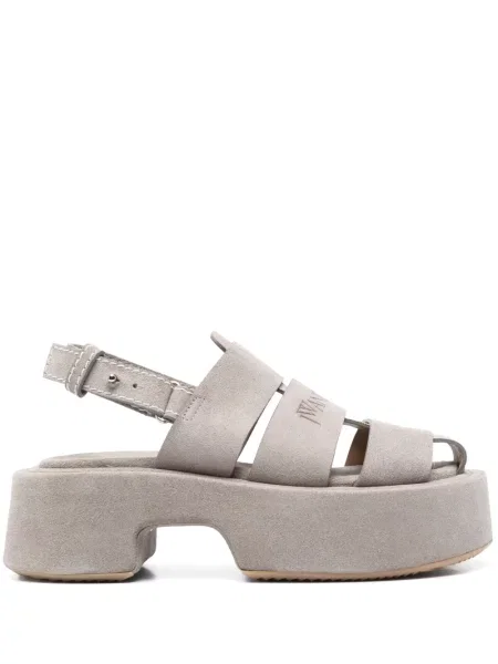 Sandale Jw Anderson din piele de căprioară gri