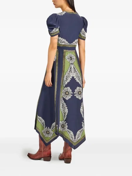 Rochie La Doublej de costum albastru
