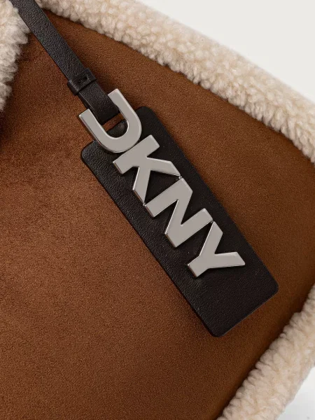 DKNY női műbőr táska barna