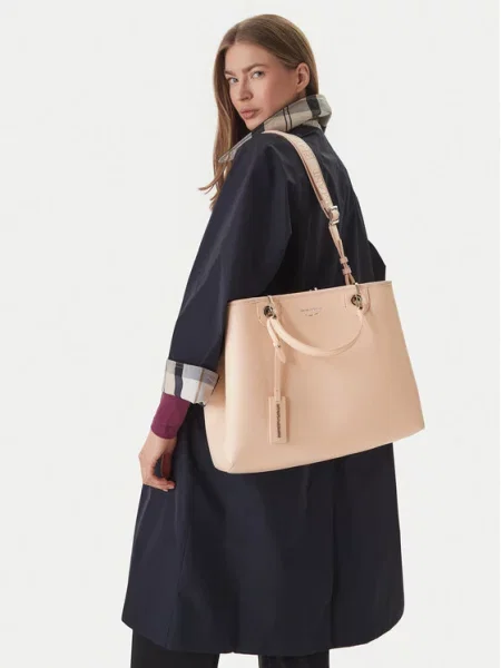Torebka Emporio Armani beżowa