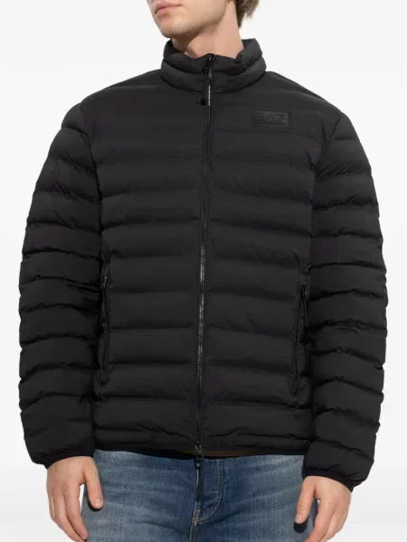 Matlasat geacă Ea7 Emporio Armani negru